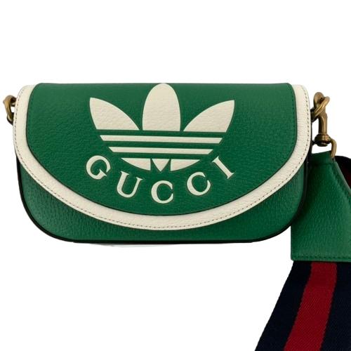 GUCCI × adidas グッチ×アディダス ショルダーバッグ グリーン