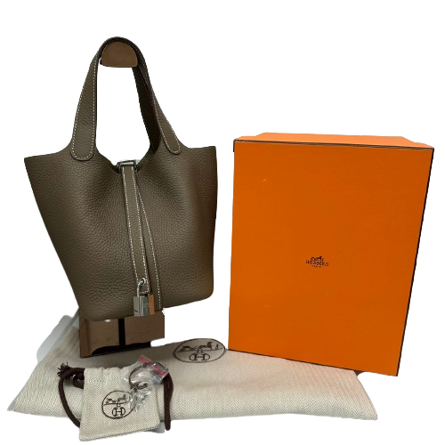 HERMES エルメス ピコタンロック PM B刻印 エトゥープ