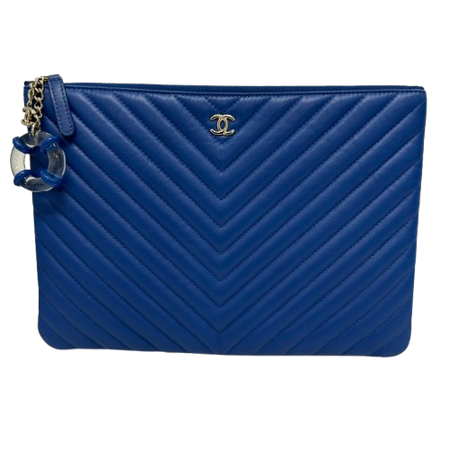 Chanel シャネル A82552 クラッチバッグ Vステッチ