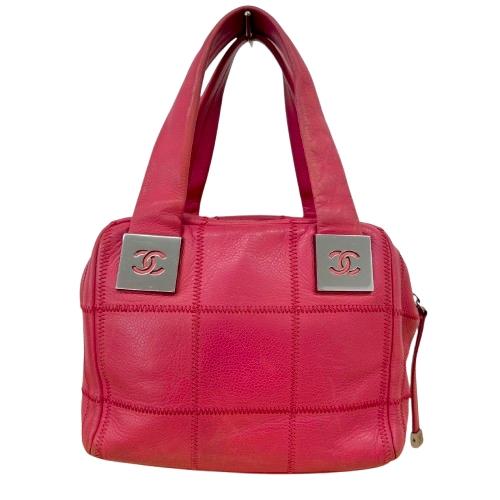 CHANEL シャネル チョコバー ミニボストン ソフトキャビアスキン 8839844