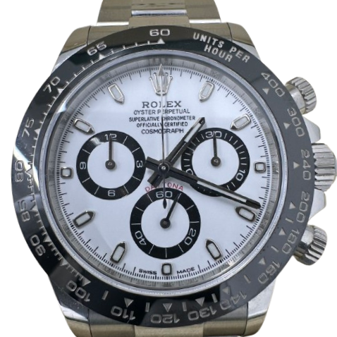 ROLEX ロレックス ギャラなし 116500LN コスモグラフデイトナ ホワイト ステンレス クロノグラフ 腕時計