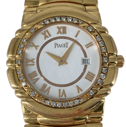 Piaget ピアジェ 17043M401D タナグラ ベゼルダイヤ 金無垢 腕時計