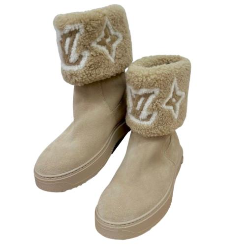 Louis Vuitton ルイヴィトン スノードロップライン ムートンブーツ M11637