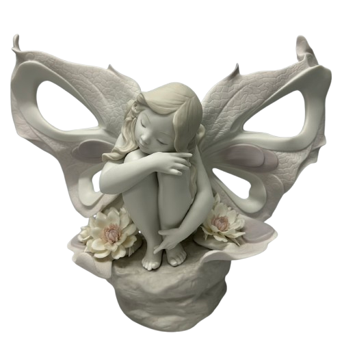 リヤドロ  Lladro  陶器人形 置物 ファンタジー レディーバタフライ