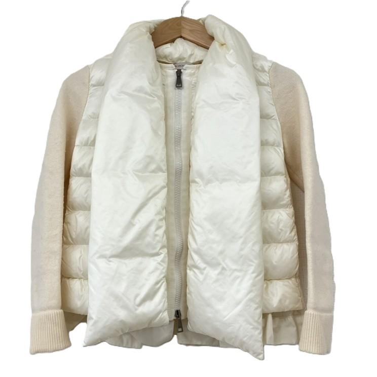 MONCLER モンクレール MAGLIONE TRICOT CARDIGAN 前面ダウンカーディガン
