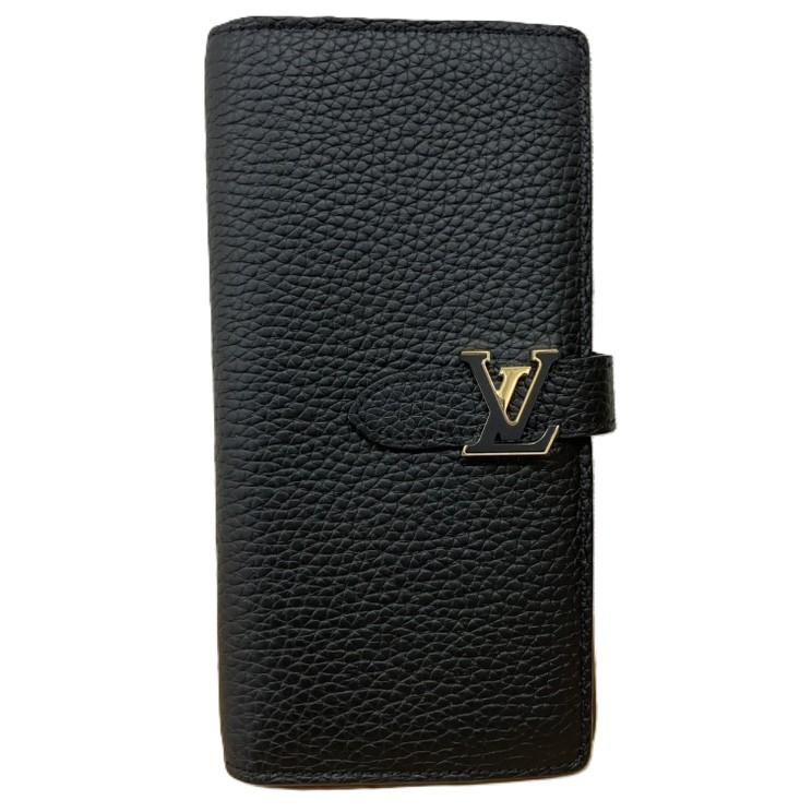 Louis Vuitton ヴェルティカルウォレット カプシーヌ M81330 ブラック