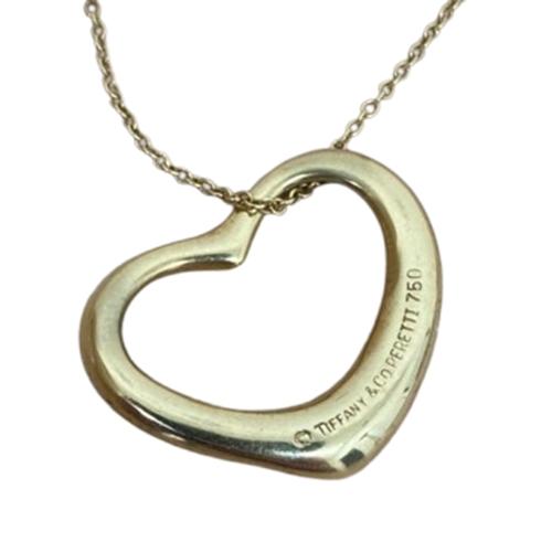 Tiffany　ティファニー　エルサ・ペレッティ オープンハート K18 ネックレス