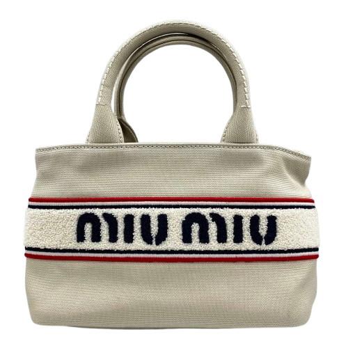ミュウミュウ miumiu ハンドバッグ ホワイト