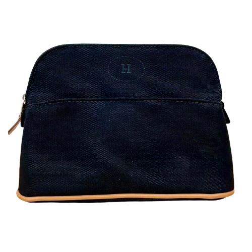 HERMES エルメス ボリード ポーチミニ ノワール キャンバス
