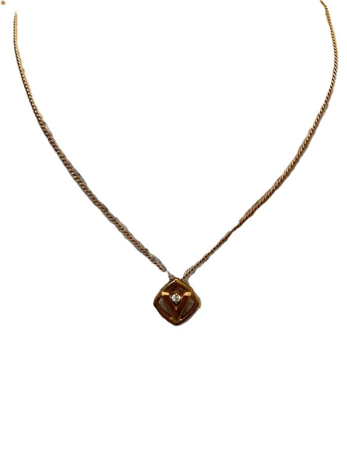 K18 D0.05ct ネックレス4.55g