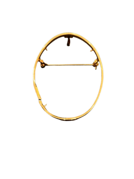 K18　カメオ枠　4.61g