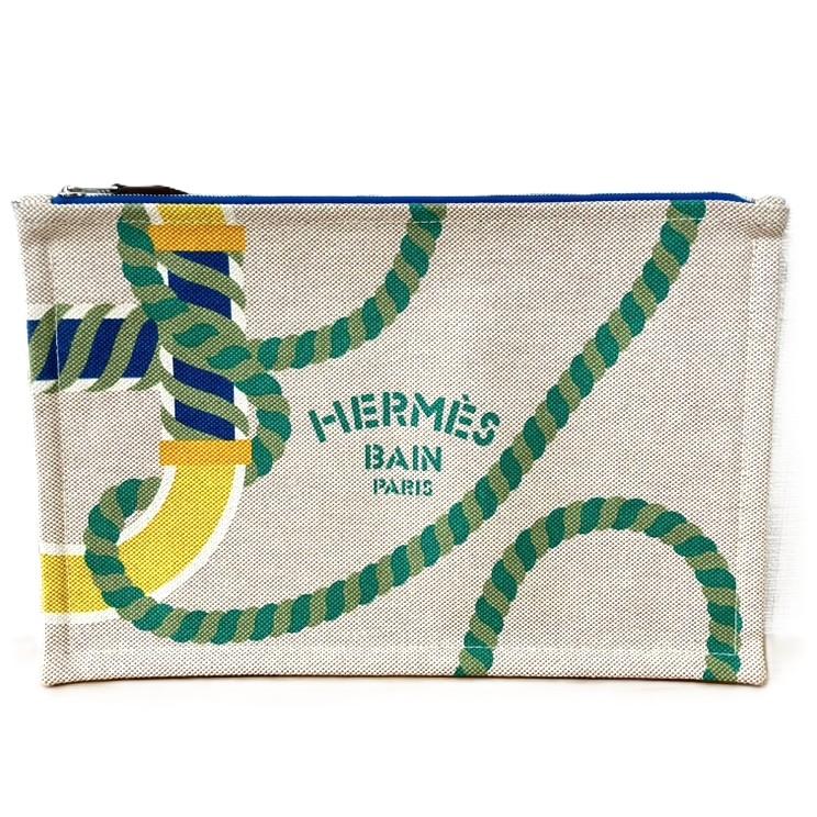 HERMES エルメス ヨッティングGM フラットポーチ