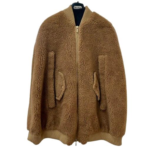 Max Mara マックスマーラ テディベア ケープ キャメル ボアコート