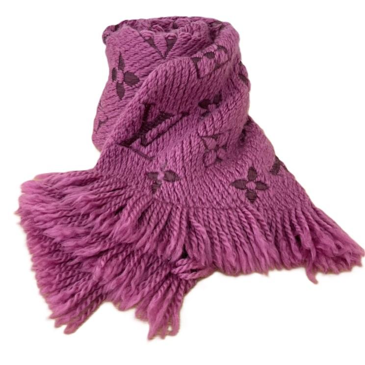 Louis Vuitton　ルイヴィトン　エシャルプ　M70461　ロゴマニア　マフラー