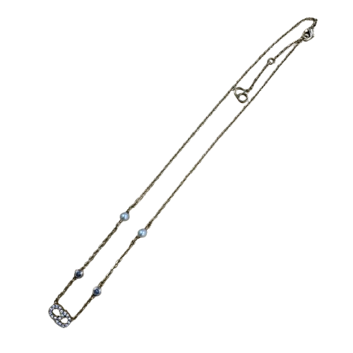 Christian Dior クリスチャンディオール ゴールド×パール ネックレス