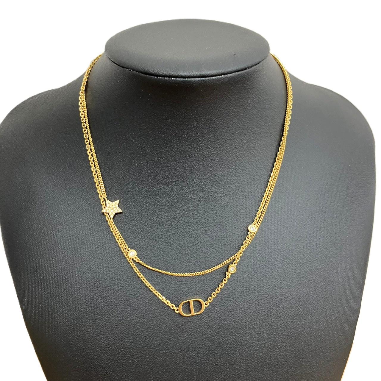 Dior Petit CDダブルネックレス