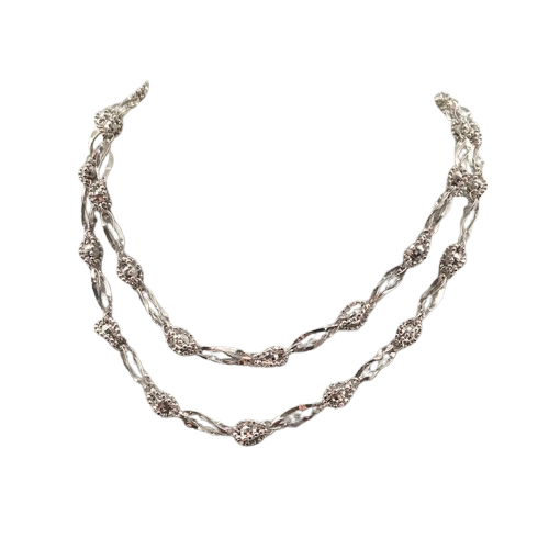 K18WG ネックレス