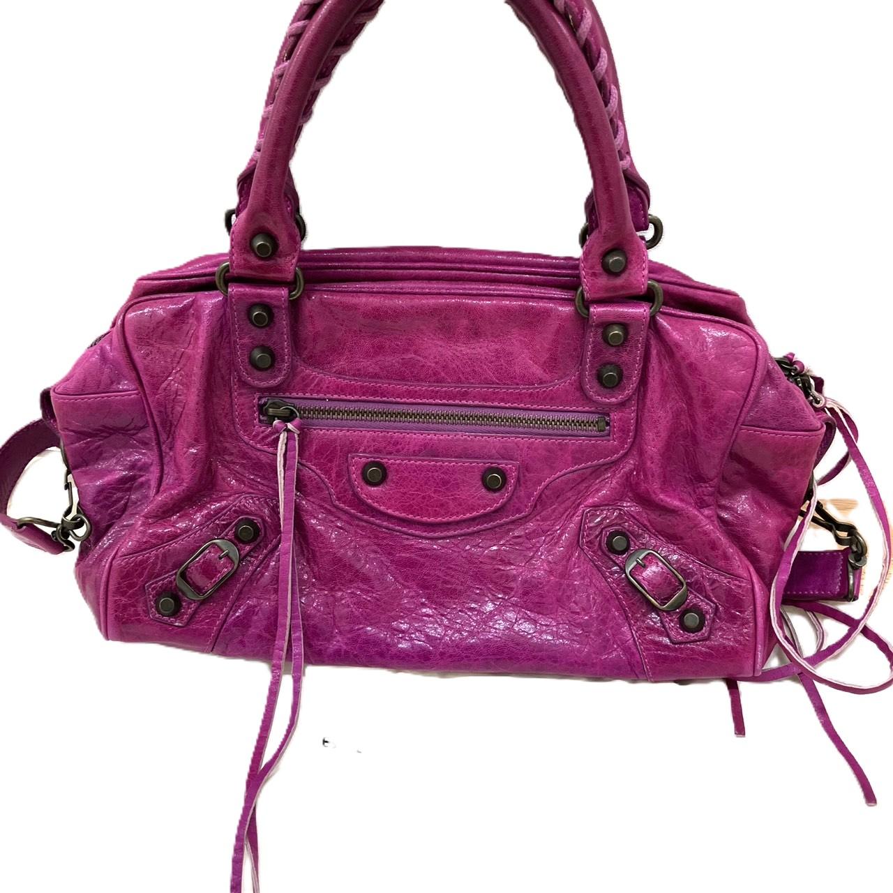 バレンシアガ　ザ・ボックス 145694 ピンクレザー