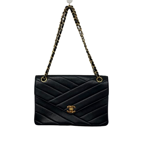 CHANEL　シャネル　ショルダーバッグ　22番　バイアスステッチ