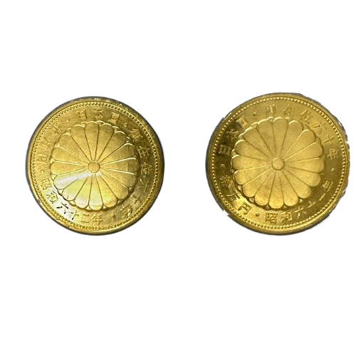 天皇陛下御在位記念10万円金貨 2枚