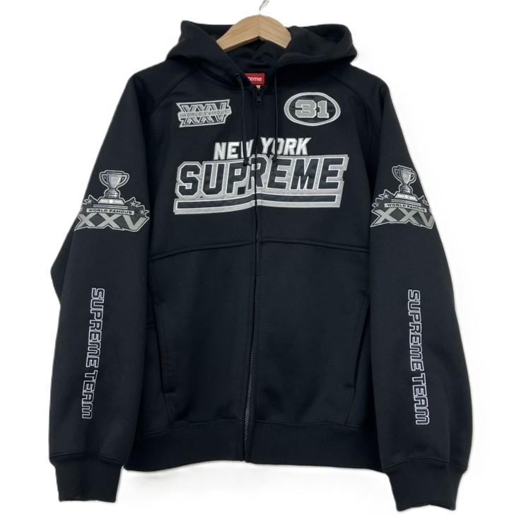 SUPREME 25FW Football Zip Up Hooded Sweatshirt ジップパーカー Lサイズ