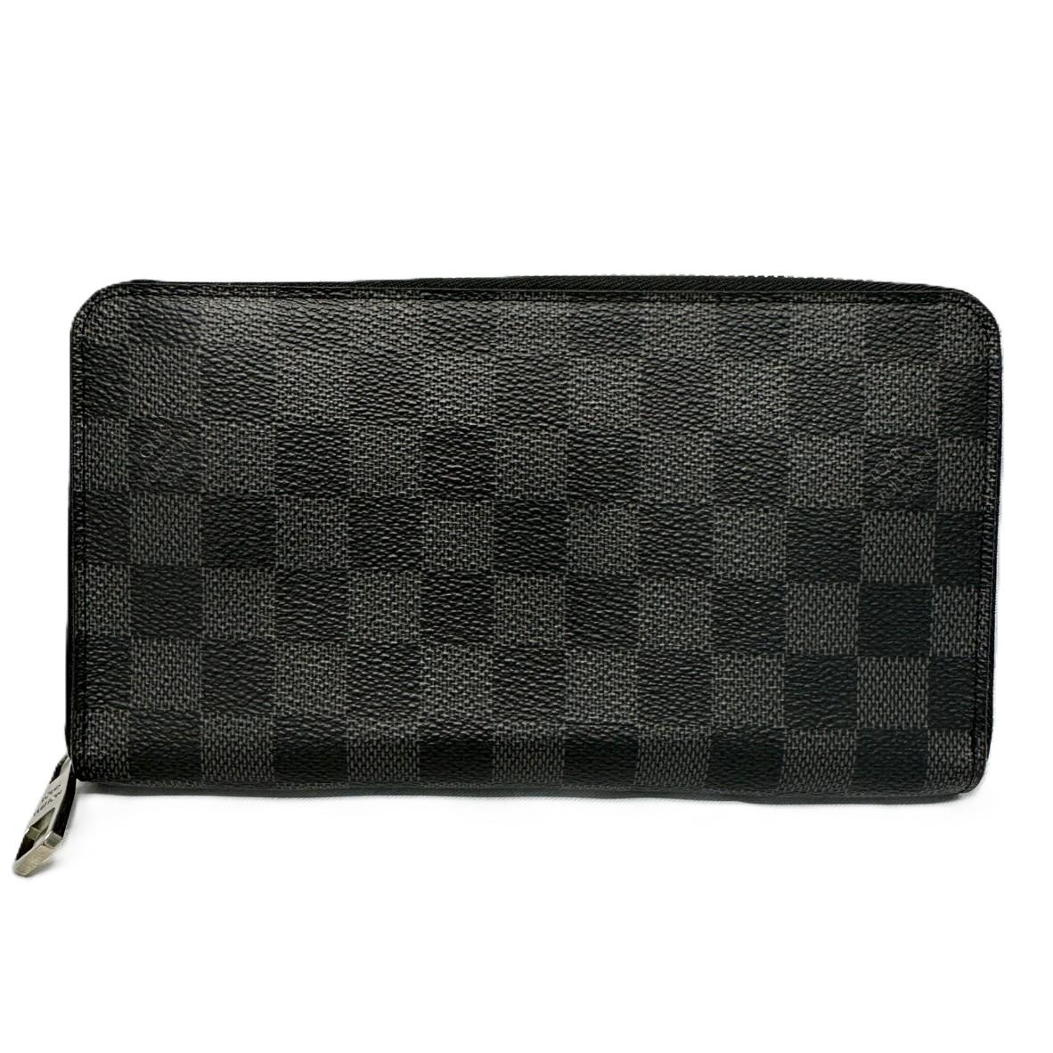 ルイヴィトン ジッピー・オーガナイザー ダミエ・グラフィット N63077