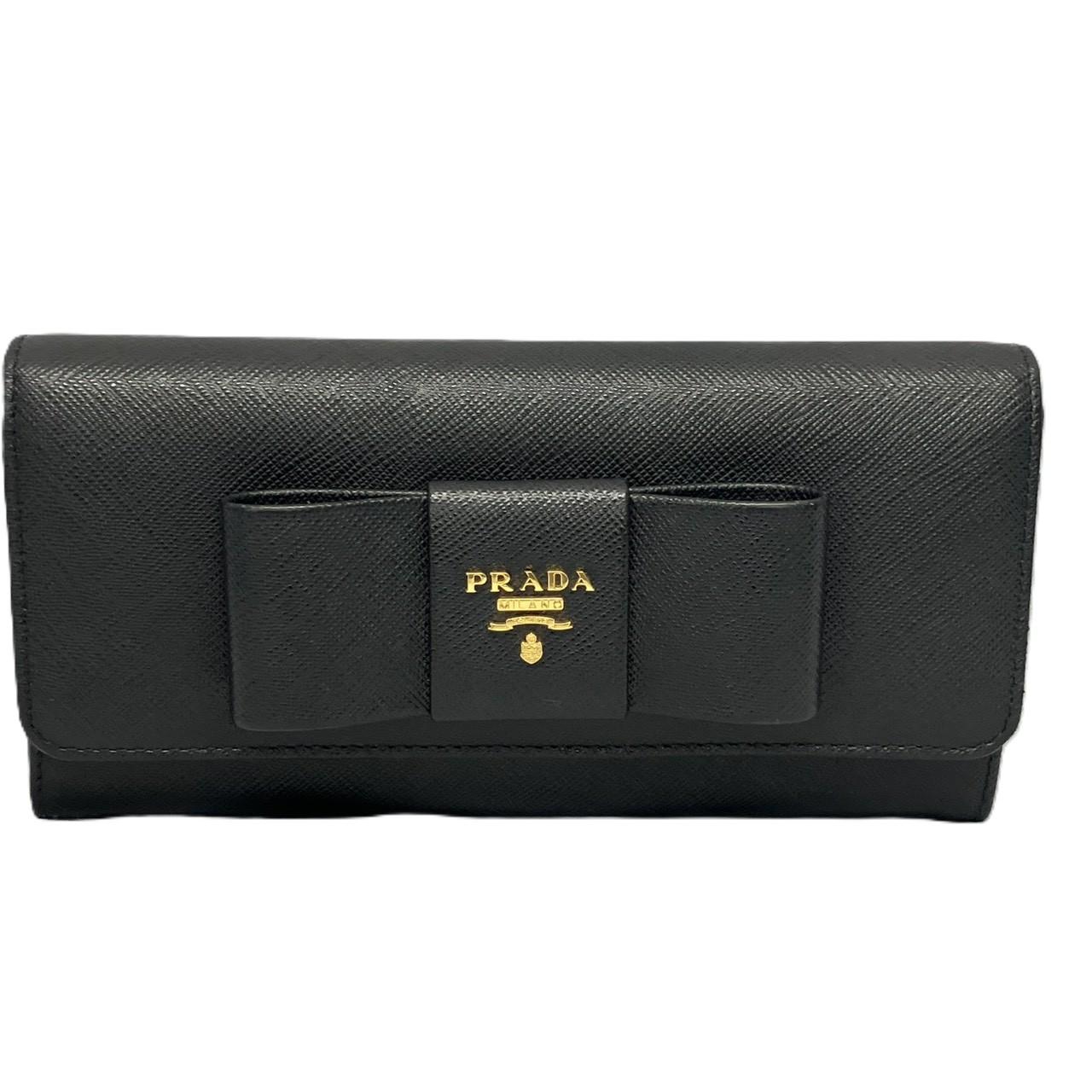 PRADA プラダ 1MH132 リボンモチーフ サフィアーノ 長財布 レザー