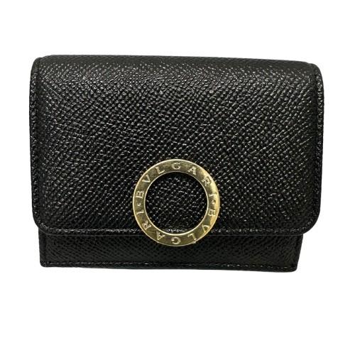 BVLGARI ブルガリ 三つ折り財布 レディース288648 BLK