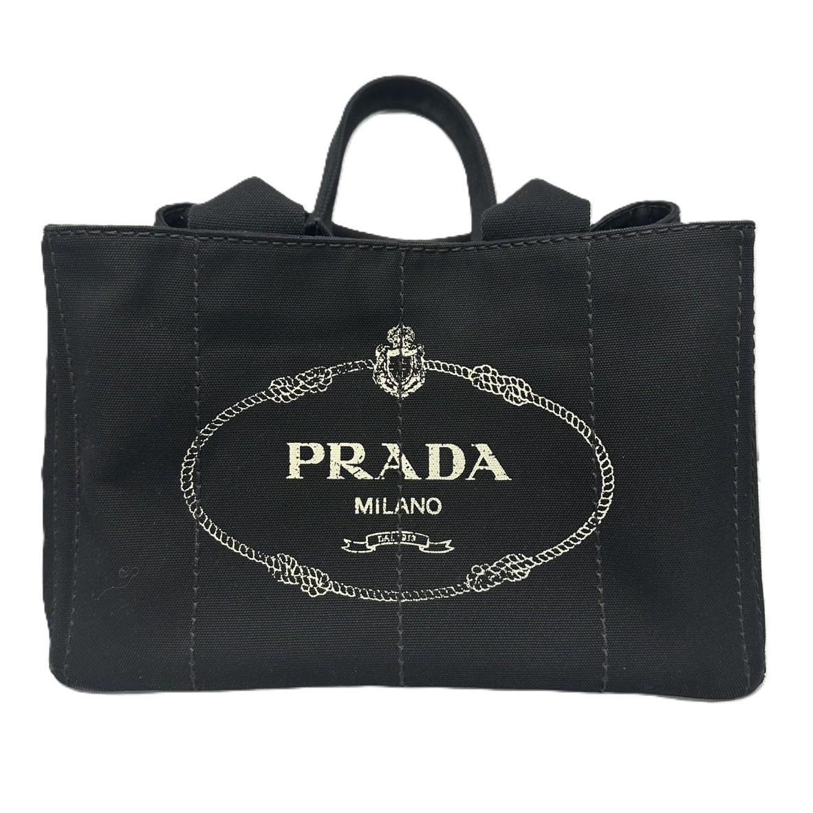 PRADA プラダ カナパ トートバッグ ブラック