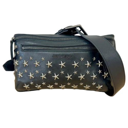 JIMMY CHOO ジミーチュウ スタースタッズ レザー ボディバッグ