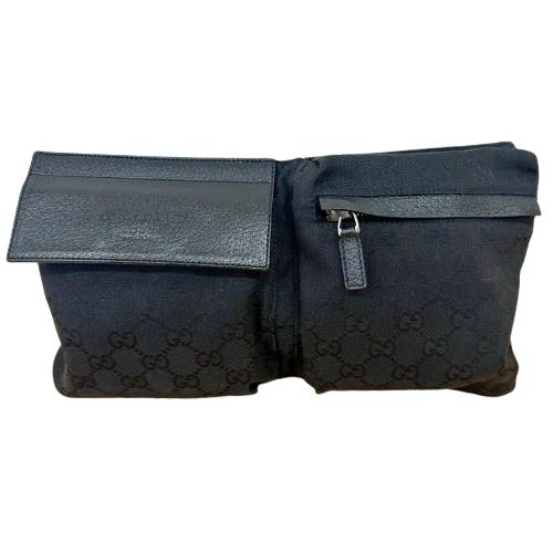 GUCCI グッチ GGキャンバス ショルダーバッグ 28566 ブラック