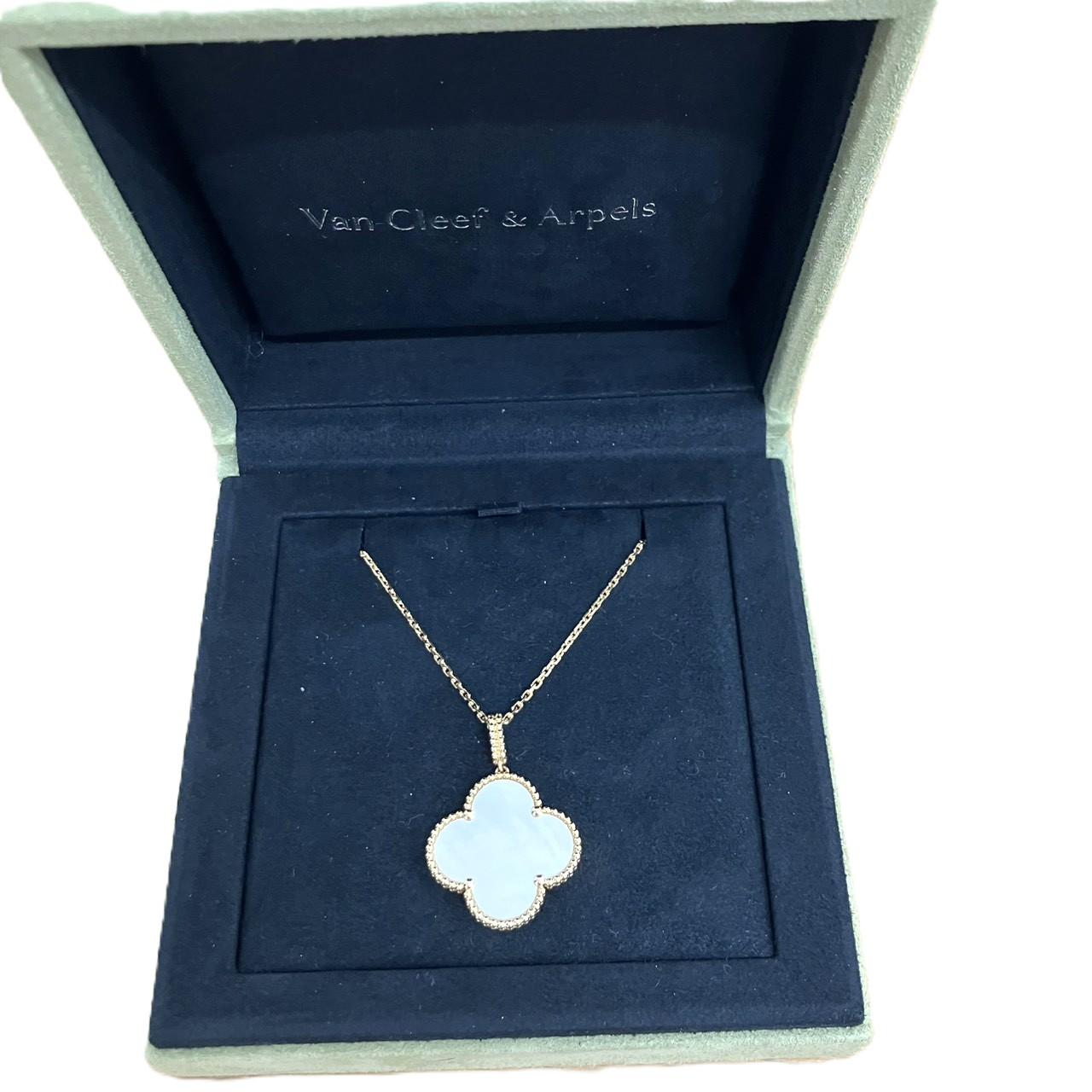 Van Cleef & Arpels K18 マジックアルハンブラ ロング ネックレス