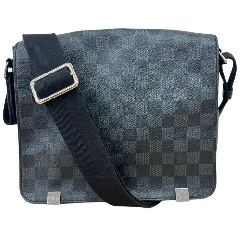 Louis Vuitton ルイヴィトン ダミエ・グラフィット ディストリクトPM N41028 メッセンジャーバッグ