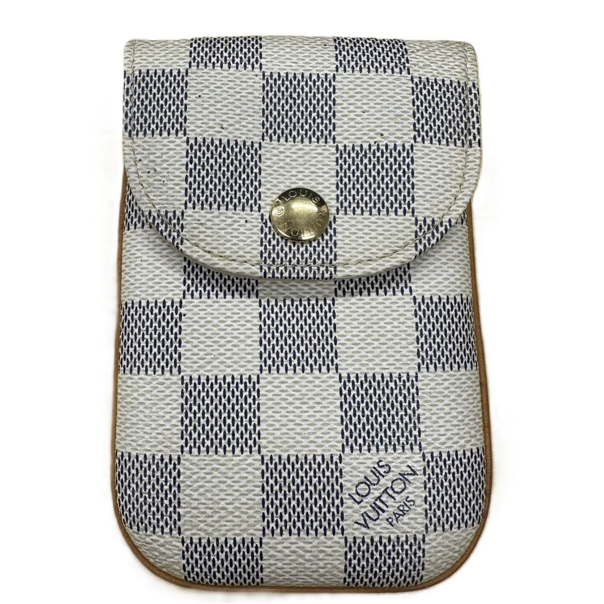 Louis Vuitton ルイヴィトン ダミエアズール エテュイ テレフォンヌMM 小物入れ N60026