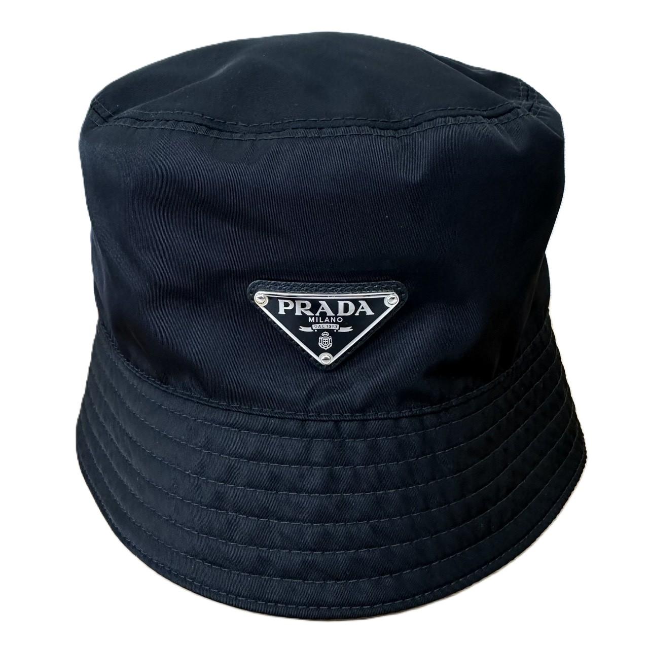 PRADA プラダ ナイロンバケットハット ブラック M