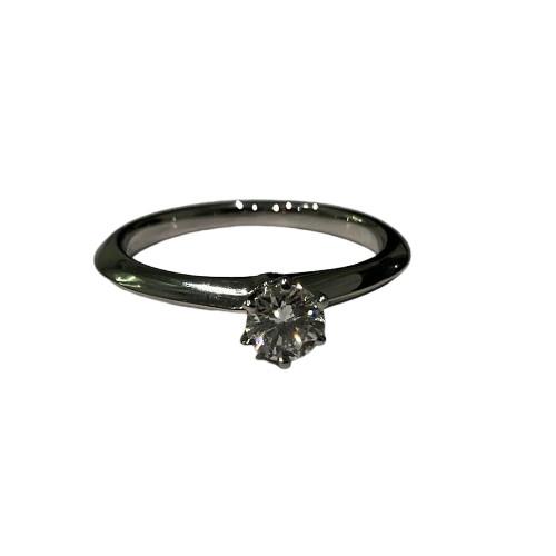 ティファニー ソリティア　Pt950 0.26ct　リング