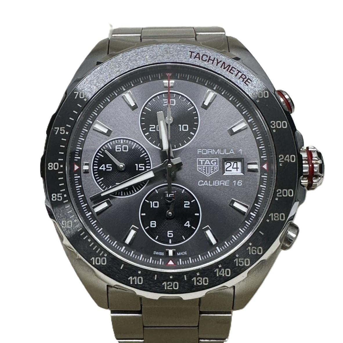 TAG HEUER タグ・ホイヤー フォーミュラ1 キャリバー16 クロノグラフ CAZ2012.BA0876 自動巻 メンズ 腕時計 グレー文字盤