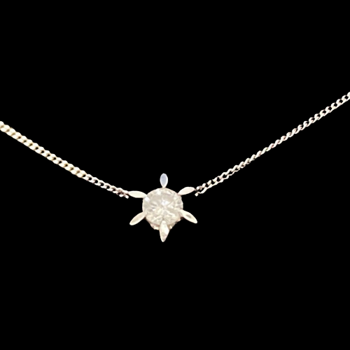 Pt850 D0.419ct 2.76g ネックレス