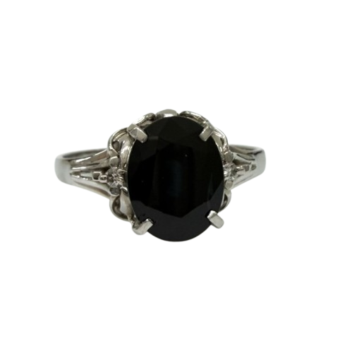 Pt900 色石2.37ct ダイヤモンド0.02ct リング
