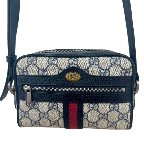 GUCCI グッチ オフィディア ショルダーバッグ 517350 GGスプリーム キャンバス ネイビー レディース