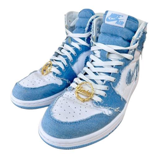 NIKE ナイキ AIR JORDAN 1 RETRO HIGH OG ハイカット スニーカー デニム DM9036-104 28.0 ウィメンズ 