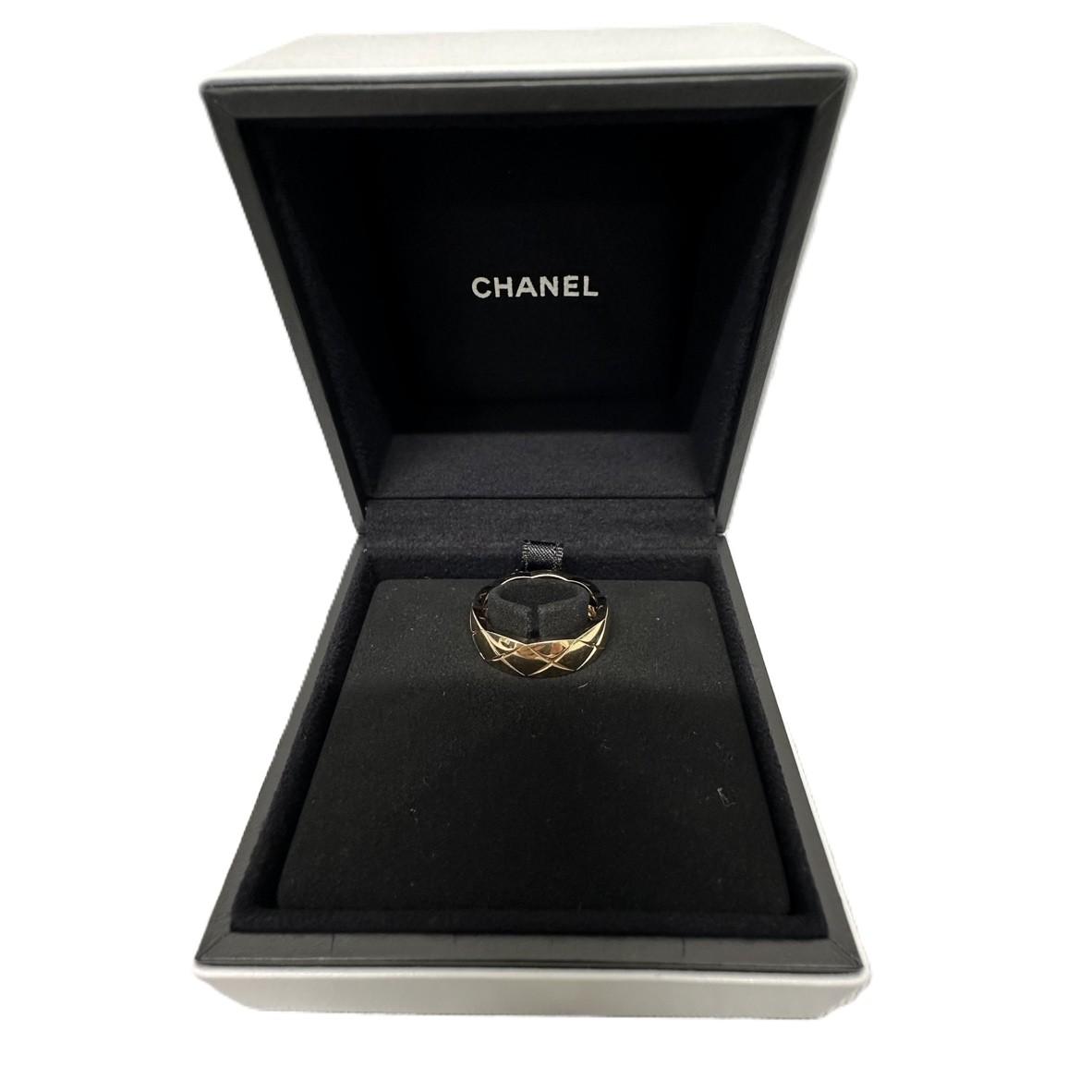 CHANEL シャネル ココクラッシュ リング K18 Au750 イエローゴールド
