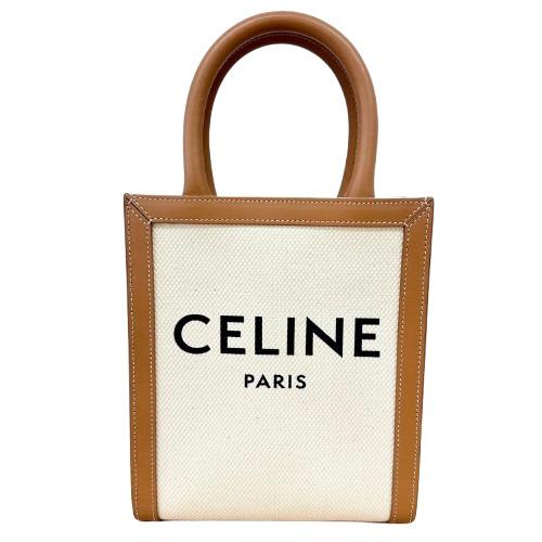 CELINE セリーヌ バーティカルカバ ミニ 193302 ハンドバッグ ショルダーバッグ 2WAYショルダーバッグ ナチュラル