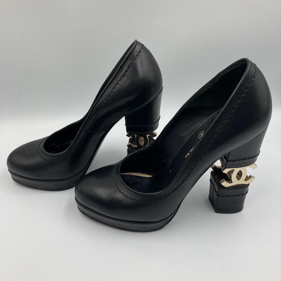 CHANEL(シャネル)ココマーク ヒールパンプス