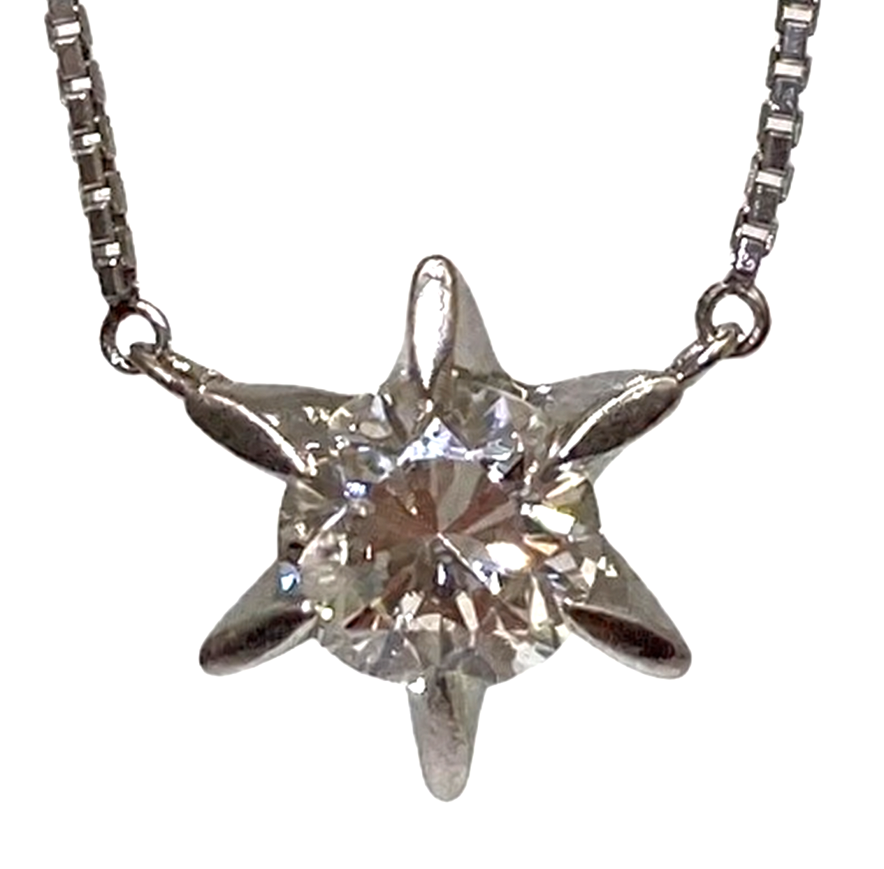 Pt900 Pt850 ネックレス ダイヤモンド 1.371ct