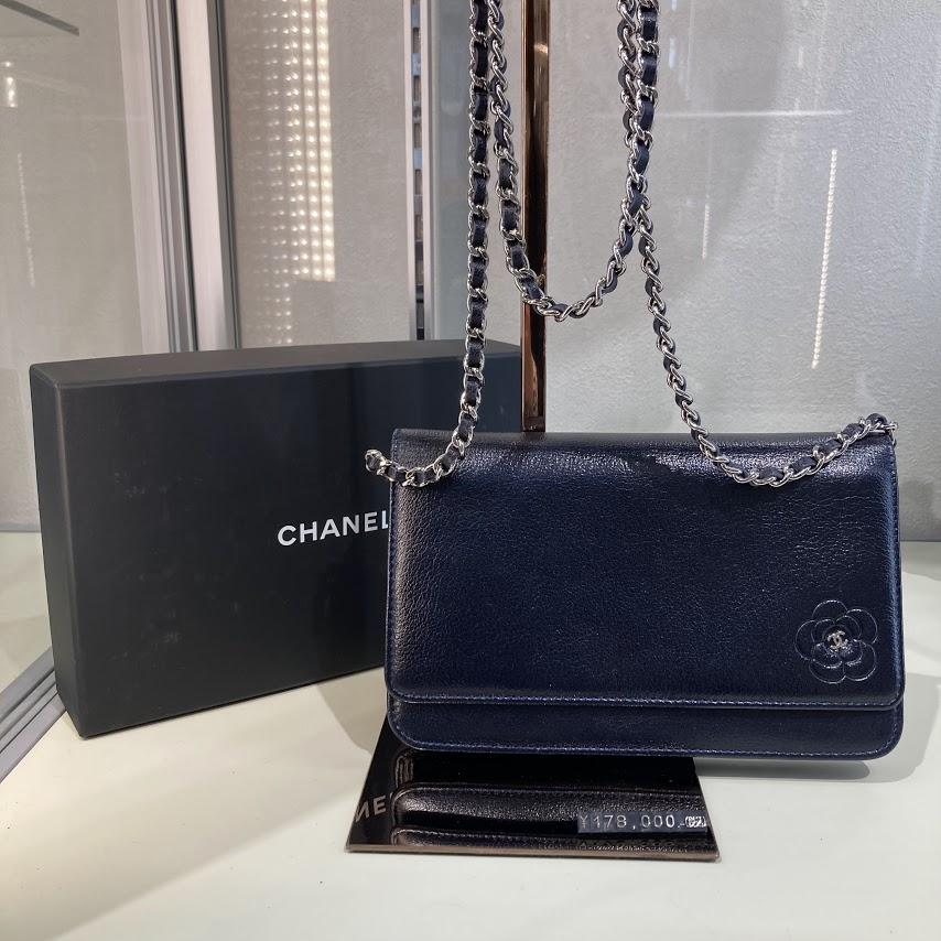 シャネル チェーンウォレット カメリア ショルダーバッグ