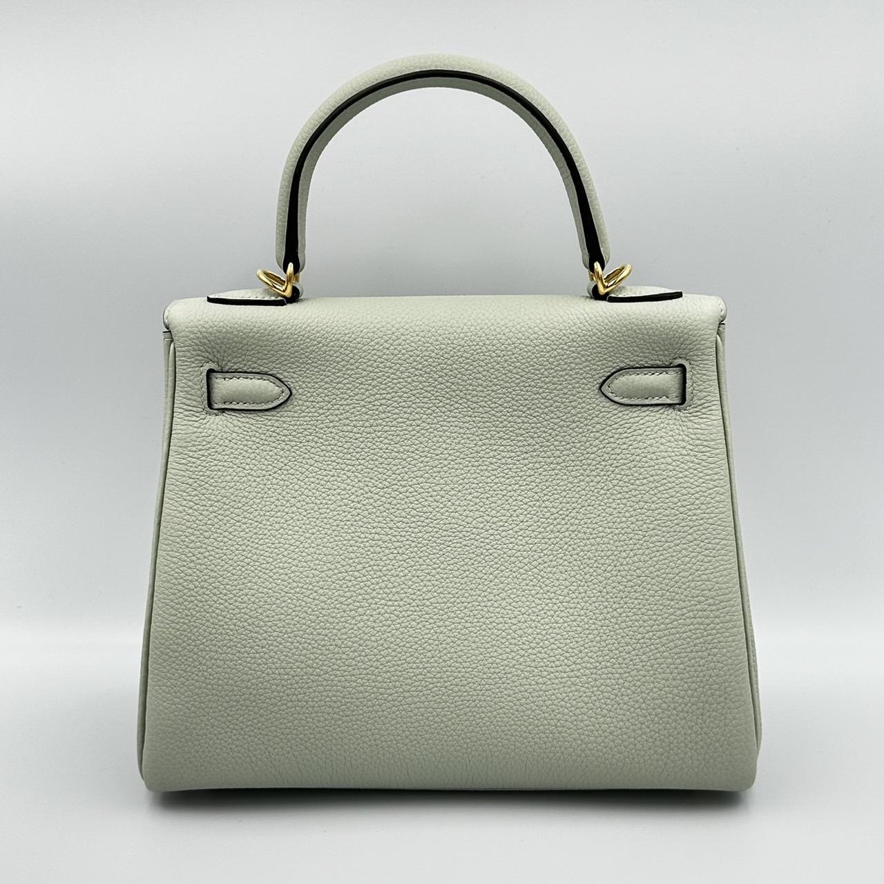 HERMES エルメス ケリー ルトゥルネ 25 トゴ カーフスキン グリネヴェ B刻印