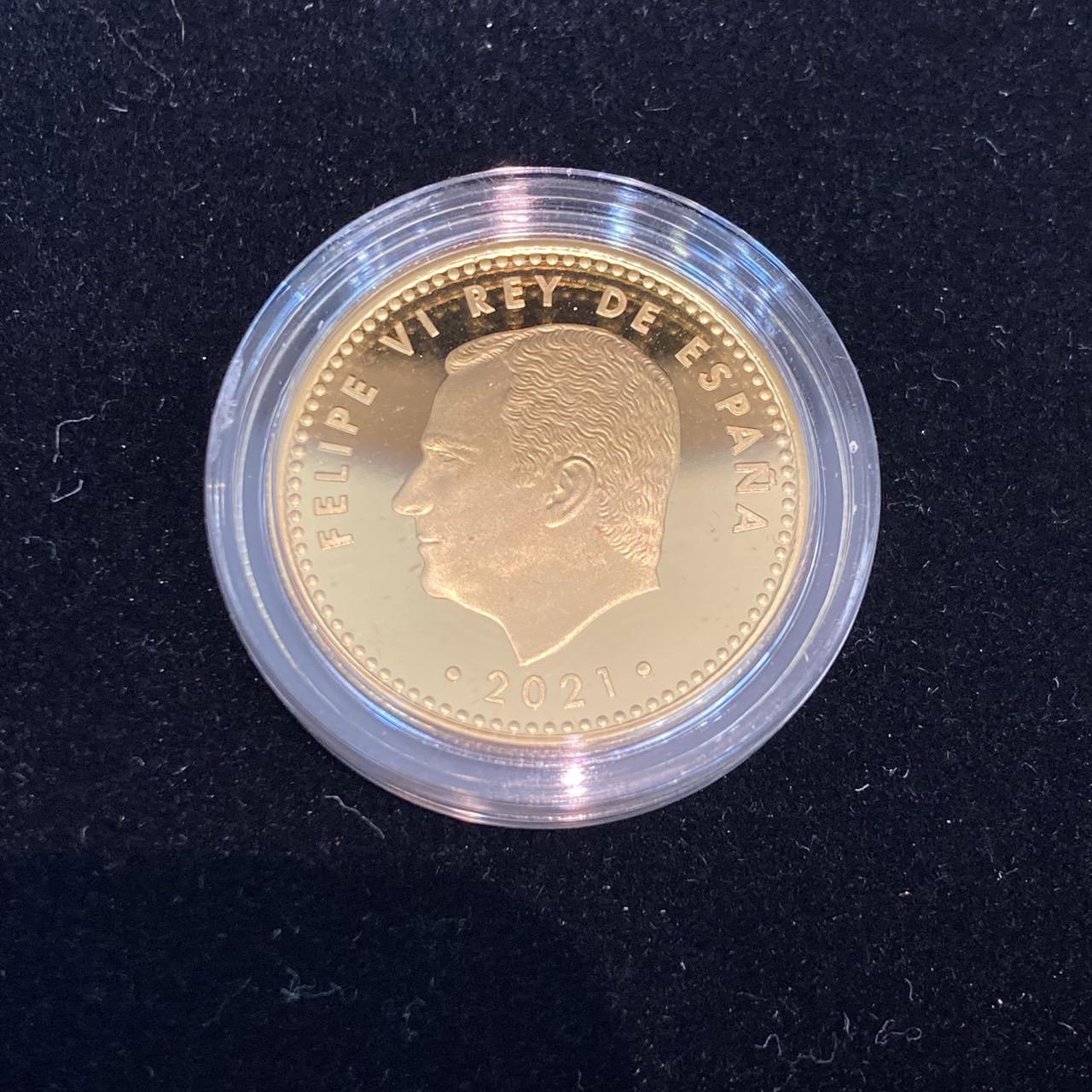 FIFA ワールドカップカタール2022公式記念コイン スペイン100ユーロ金貨