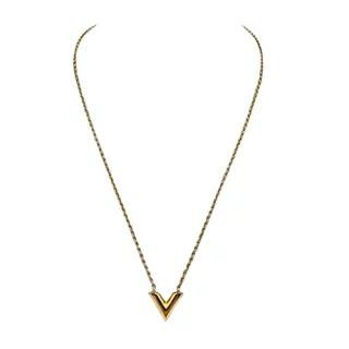 Louis Vuitton　ルイヴィトン　エセンシャルV　ネックレス　ゴールド