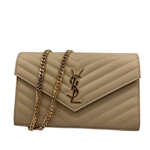 YSL　Vステッチ パーティバッグ